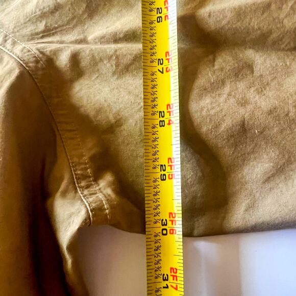 Boulder Creek Trading Co. VTG Tan Mens Button Up Shirt 4XLT w/ Epaulets. - Picture 9 of 12